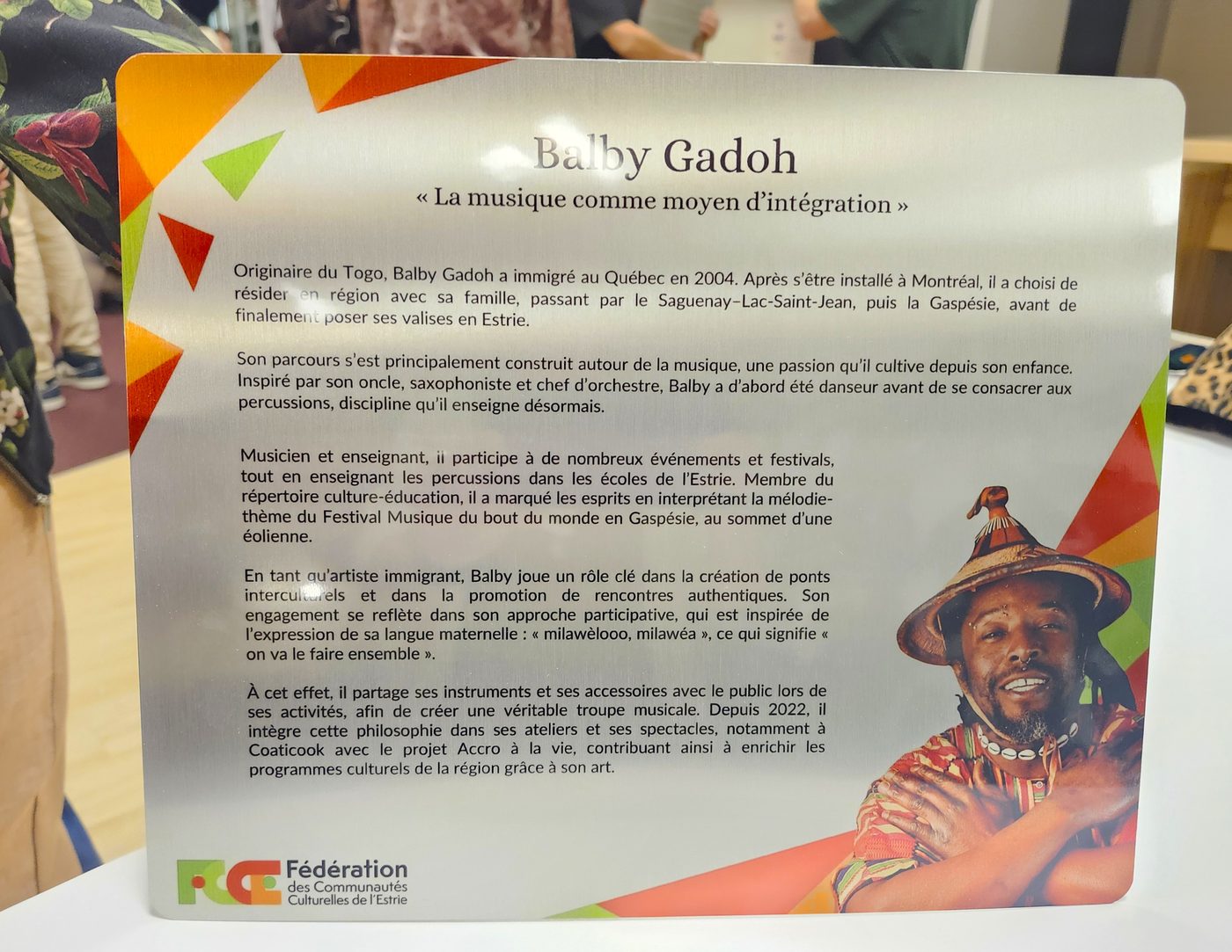 Projet de reconnaissance des personnes immigrantes